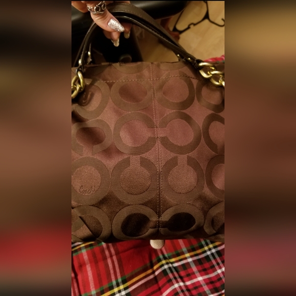 COACH signature sateen bag. Authentic - Picture 8 of 8